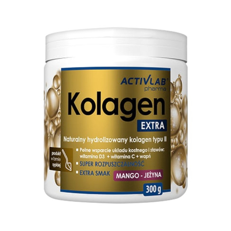ActivLab Kolagen Extra Mango-Jeżyna 300g - Wsparcie dla Stawów i Skóry