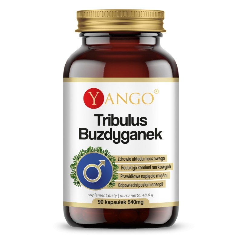 Yango Tribulus Buzdyganek 90 kapsułek - Ekstrakt 10:1