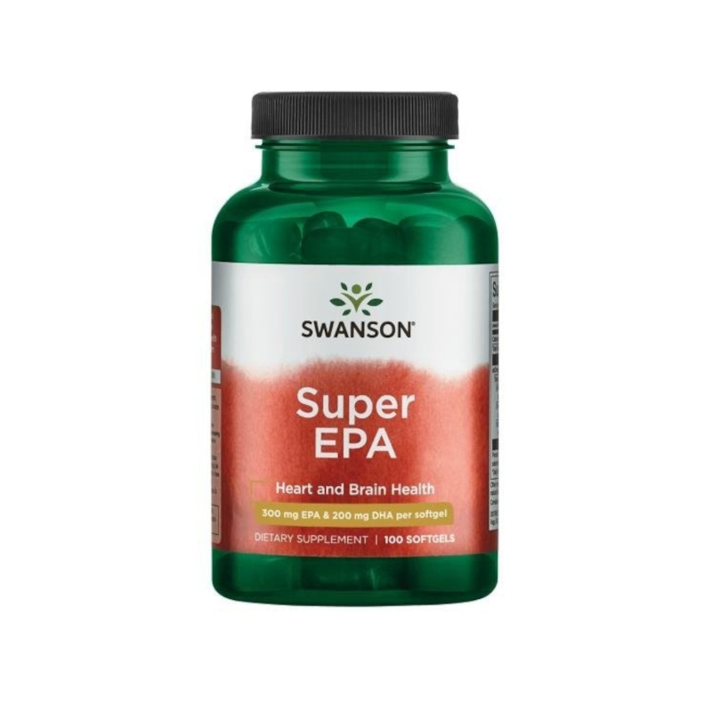 Swanson Super EPA - Wysokiej Jakości Kwasy Omega-3 w Kapsułkach (100 szt.)