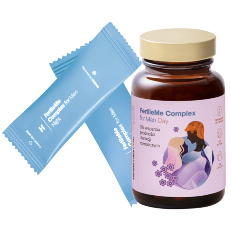 Health Labs FertileMe Complex For Men - Wsparcie Płodności Mężczyzn (30 kaps + 30 saszetek)