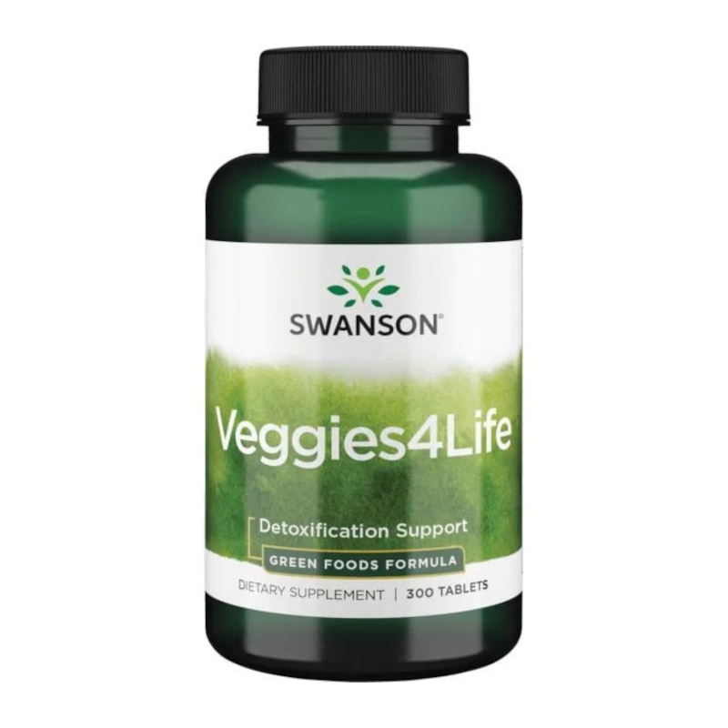 Swanson Veggies4Life - Zielona Superfoods 300 tabletek