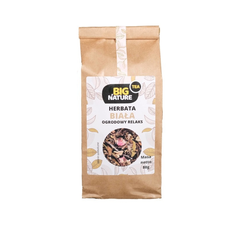 Big Nature Herbata Biała Ogrodowy Relaks 80g