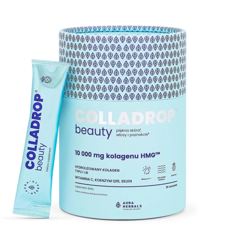 Aura Herbals Colladrop Beauty Kolagen 10000 mg Ananas - 30 Saszetek