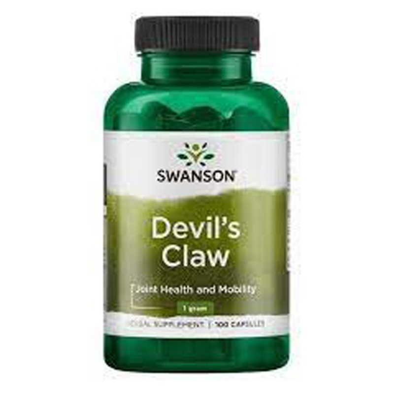 Diabelski Pazur Swanson 500mg – 100 Kapsułek na Wsparcie Odporności