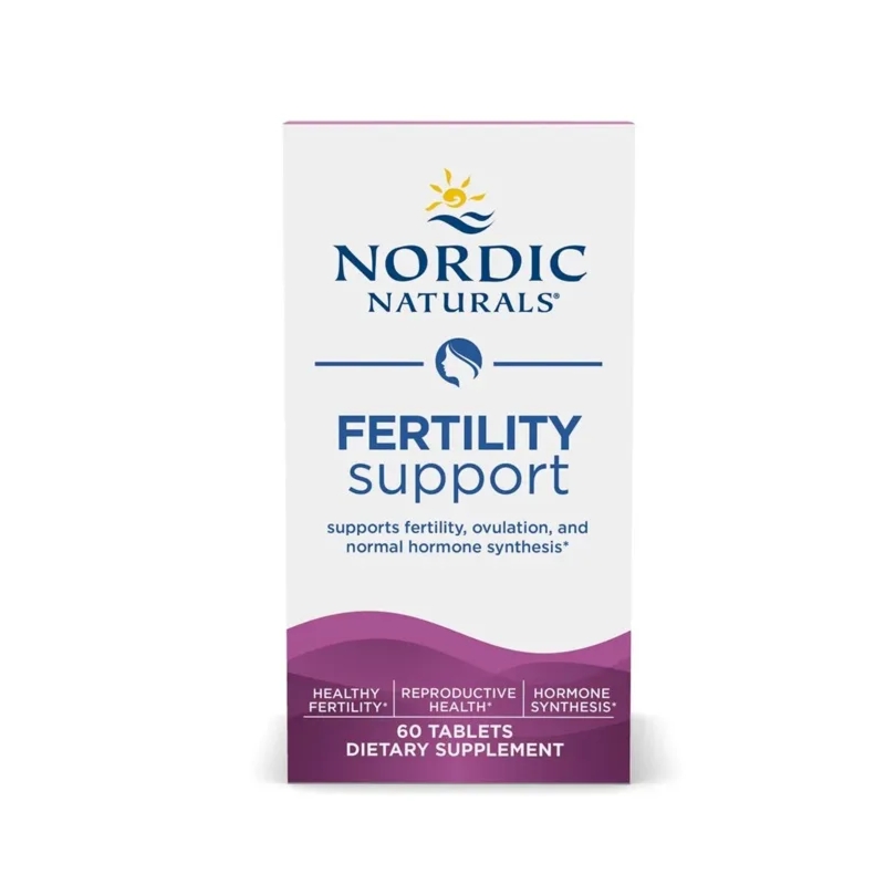 Nordic Naturals Fertility Support – wsparcie płodności, 60 tabletek