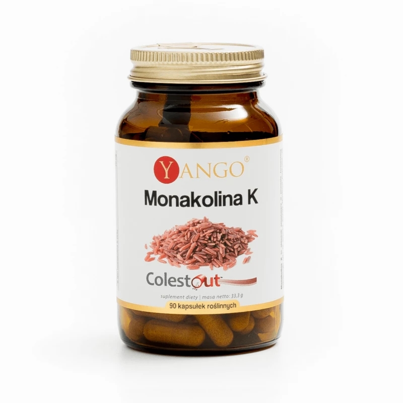 Yango Monakolina K - Wsparcie dla Serca i Cholesterolu, 90 Kapsułek