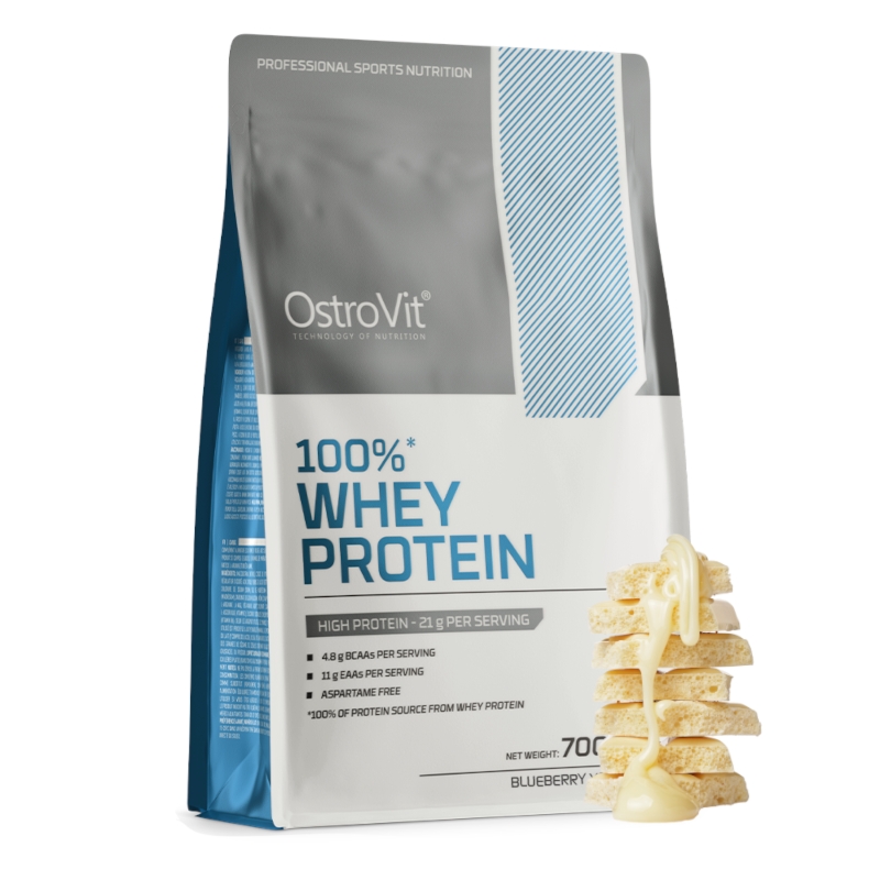 OstroVit 100% Whey Protein Biała Czekolada 700g - Odżywka Białkowa