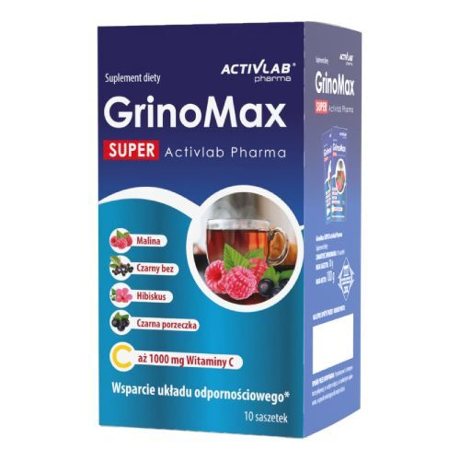 Activlab GripoMax Malina-Czarna Porzeczka -  10 saszetek