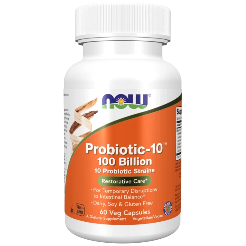Now Foods Probiotic-10 100mld Trawienie Probiotyki 60kaps