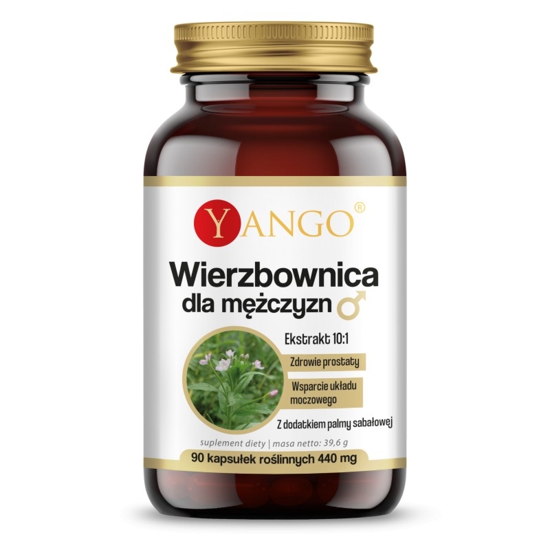 Wierzbownica dla Mężczyzn Yango - Wsparcie Prostaty i Układu Moczowego (90 kapsułek)