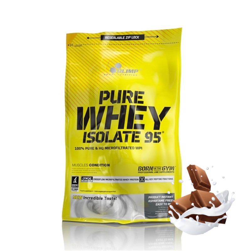 Olimp Pure Whey Isolate 95 Folia Zip 600g Czekolada