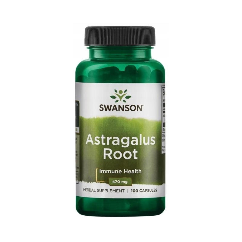 Swanson Astragalus Root - Wsparcie Odporności, 100 Kapsułek
