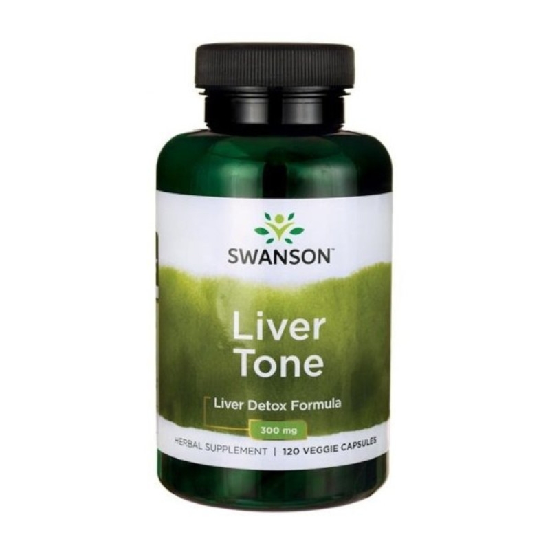 Swanson Liver Tone Liver Detox Formula - Wsparcie Wątroby 120 Kapsułek