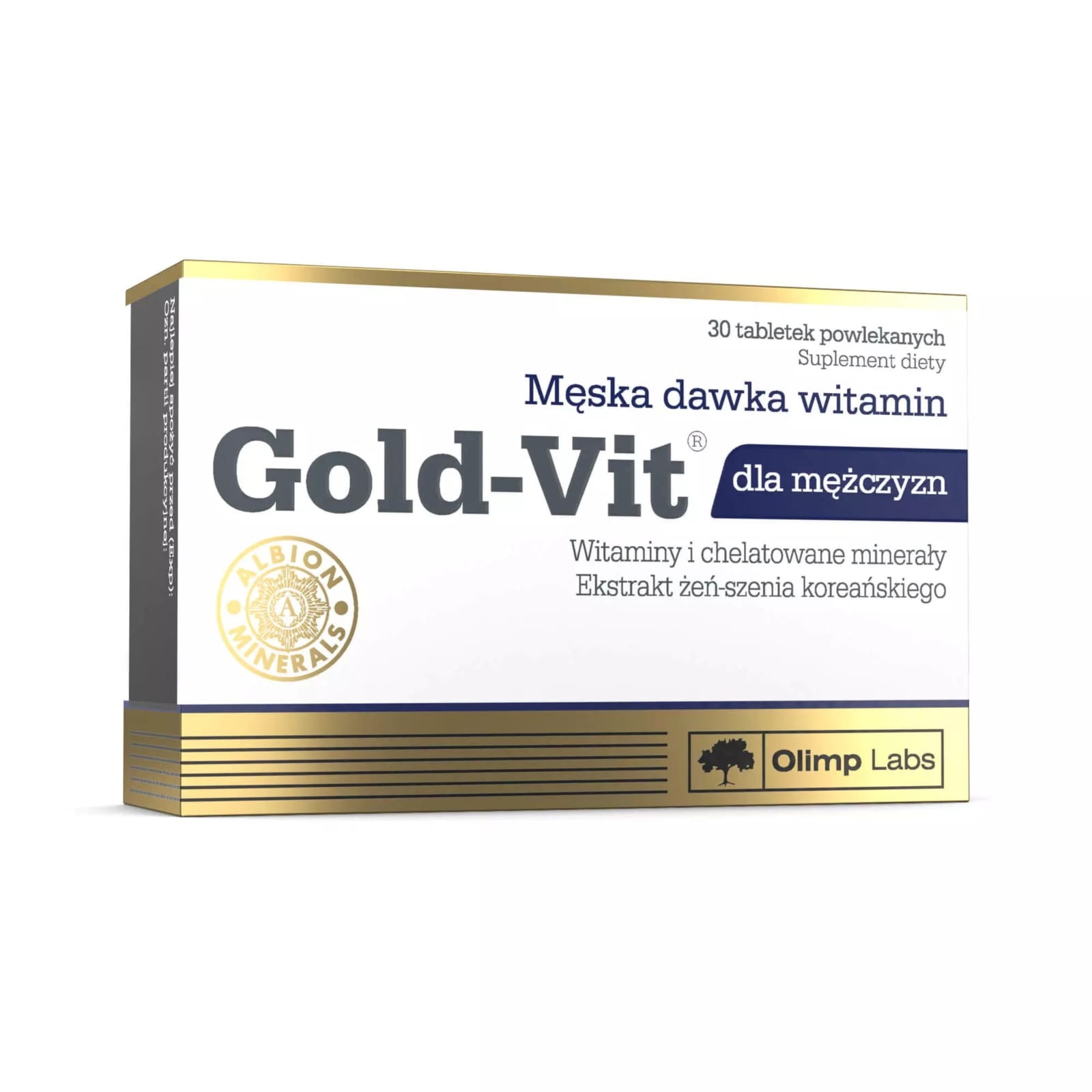 Olimp Gold Vit dla Mężczyzn – Kompleks Witamin i Minerałów, 30 tabletek