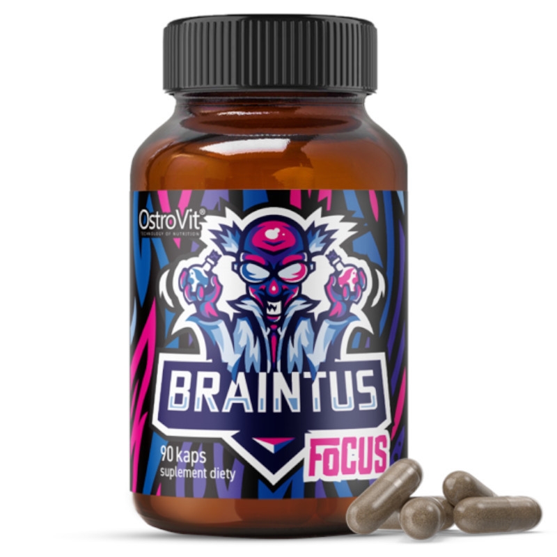 OstroVit Braintus Focus - Wsparcie Mózgu i Koncentracji (90 kapsułek)