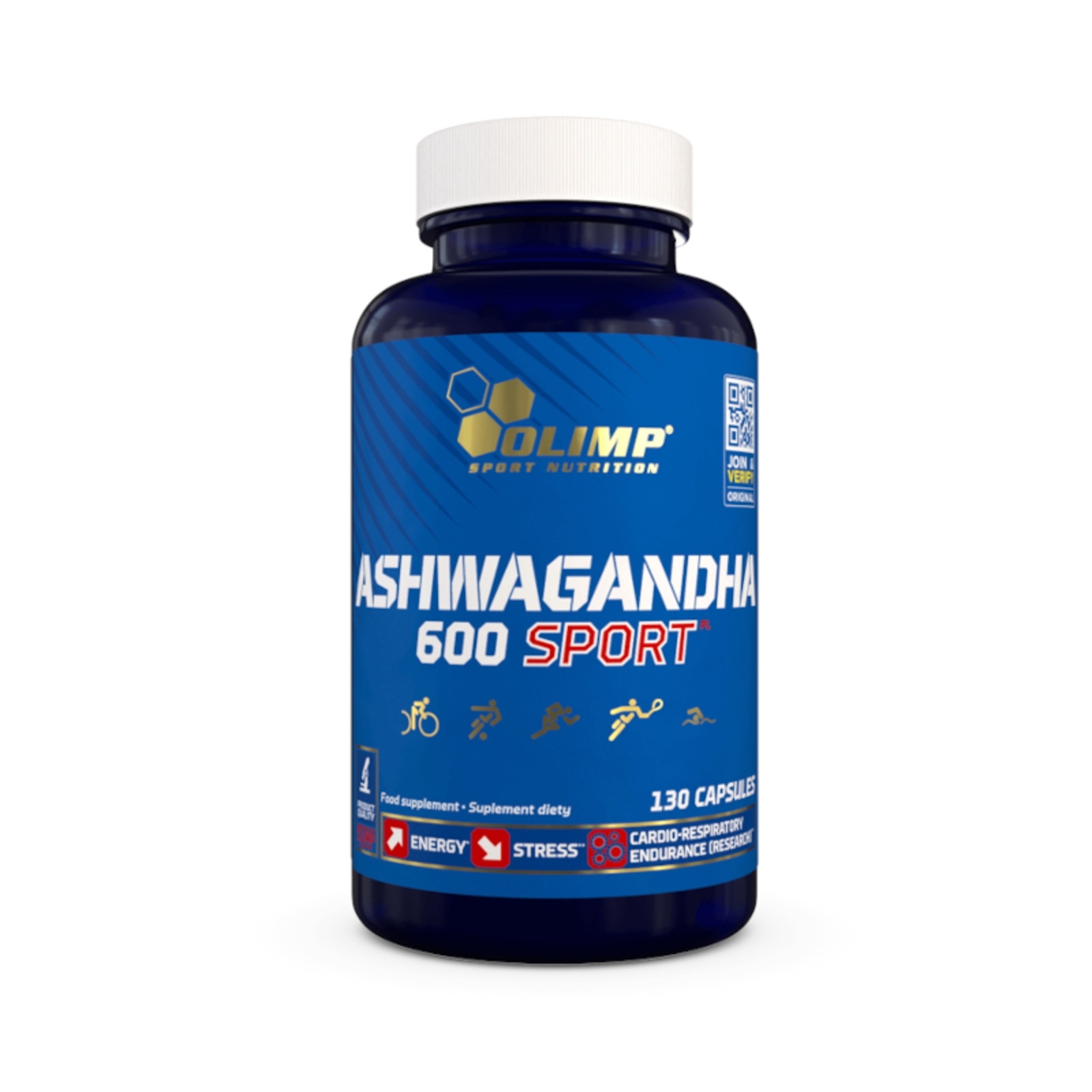 Adaptogeny Ashwagandha 600 Sport 130 caps.