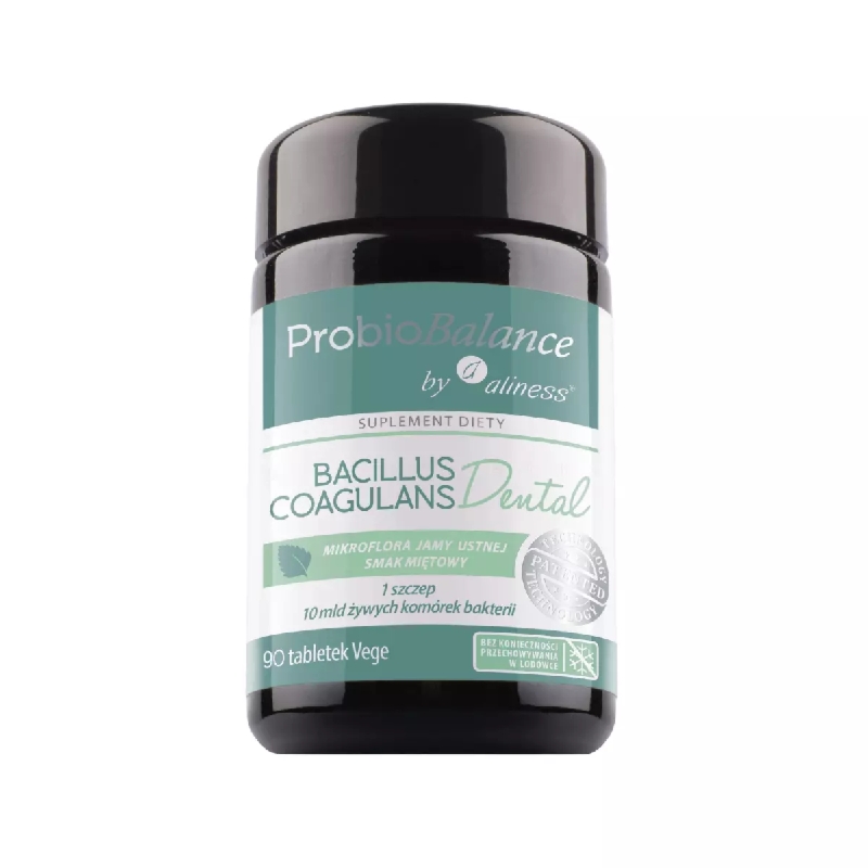 Aliness ProbioBalance Dental do Ssania - 90 Tabletek z Probiotykiem i Prebiotykiem