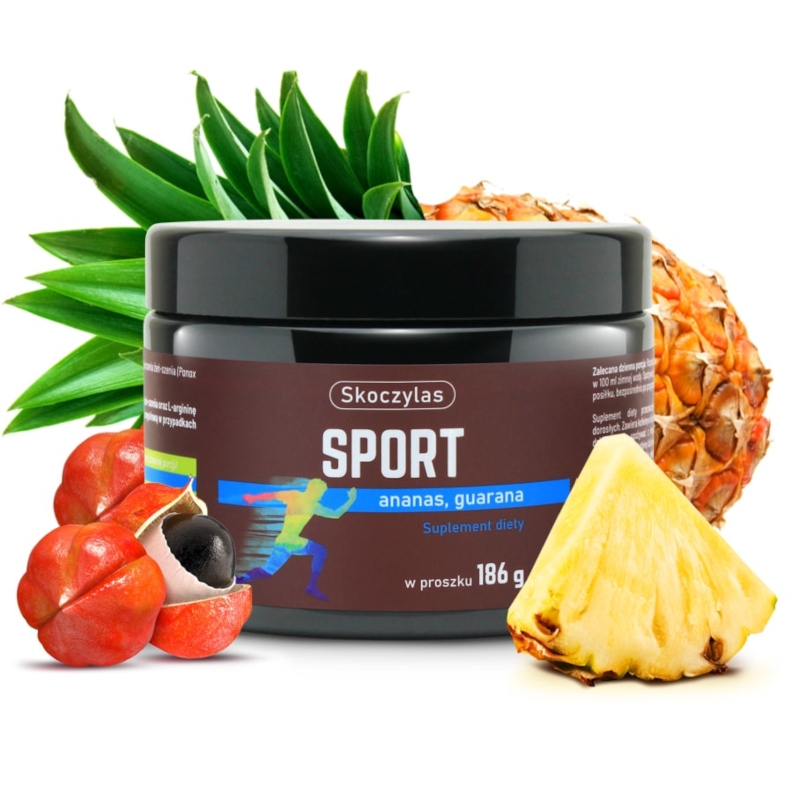 Suplement Przedtreningowy Kompleks Sport ananas, guarana 186g