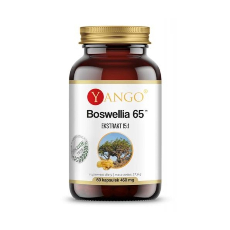 Boswellia 65™ Yango - Wsparcie Stawów i Układu Ruchu, 60 Kapsułek