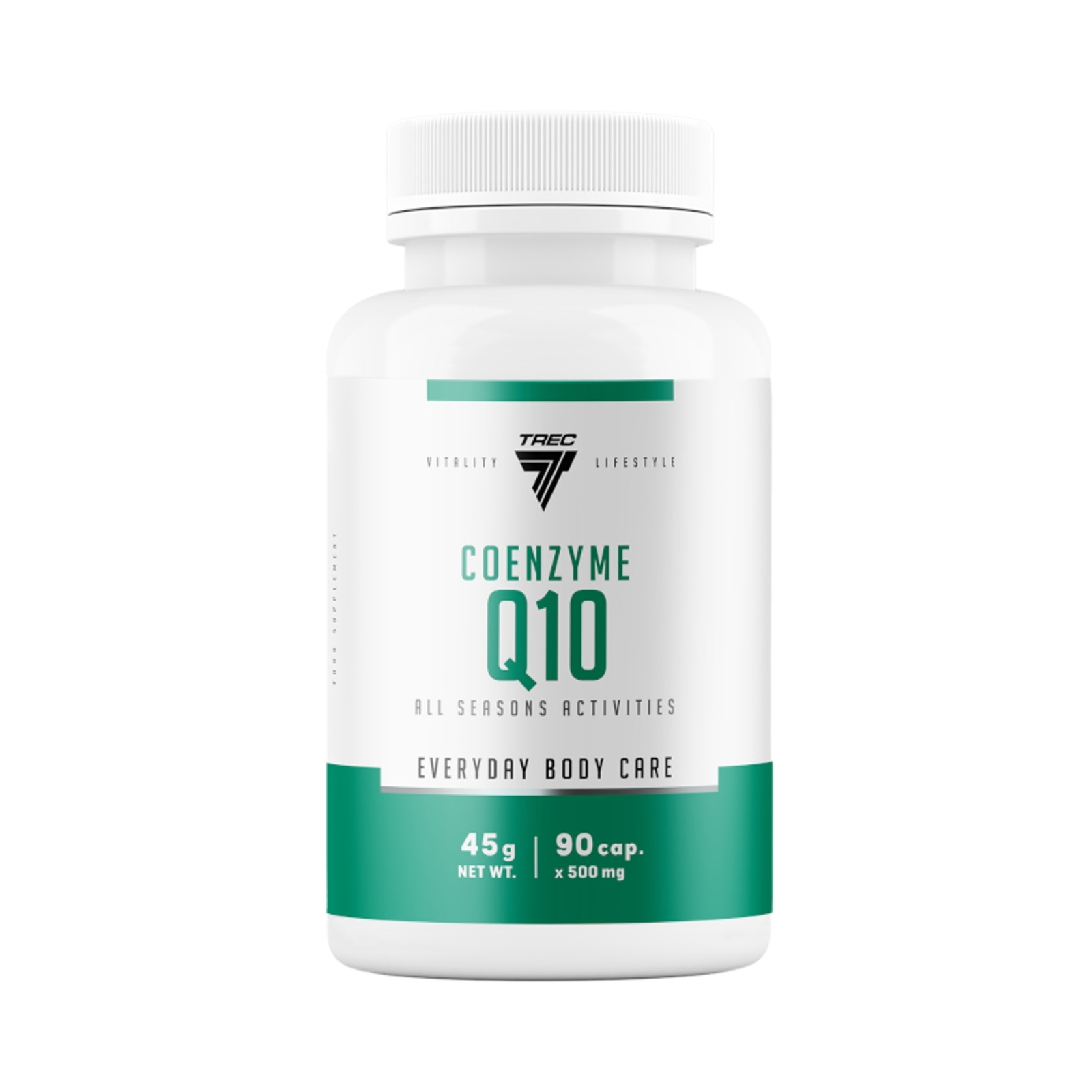 Trec Coenzyme Q10 - Koenzym Q10 dla energii i ochrony antyoksydacyjnej, 90 kapsułek