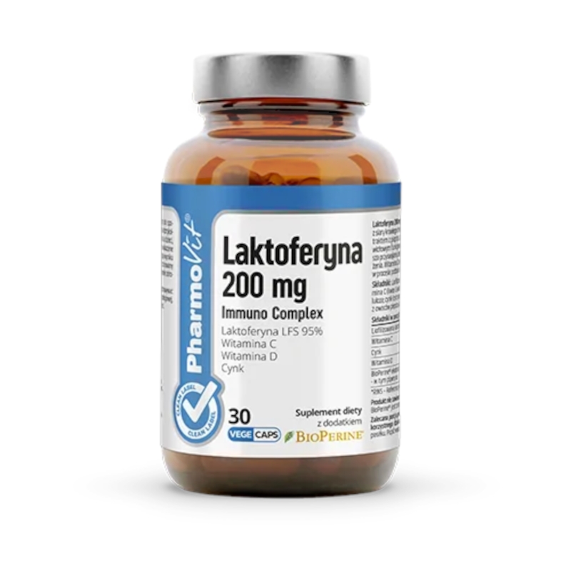 Wsparcie Odporności Pharmovit Laktoferyna 200 mg 30 kaps