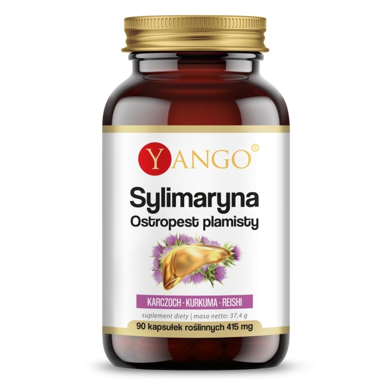 Yango Sylimaryna Ostropest Plamisty - Kompleksowe Wsparcie Wątroby, 90 Kapsułek