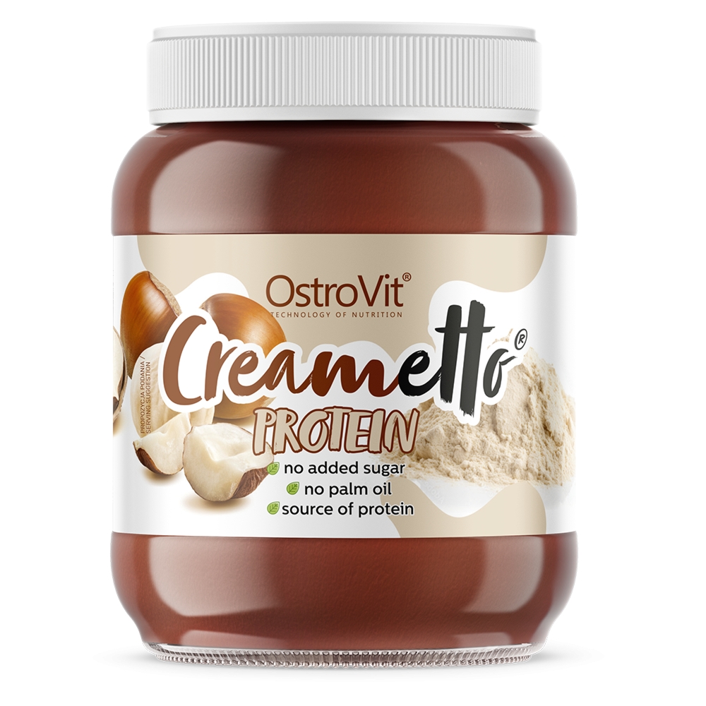 OstroVit Creametto Protein Orzech Laskowy - Krem Białkowy 320g
