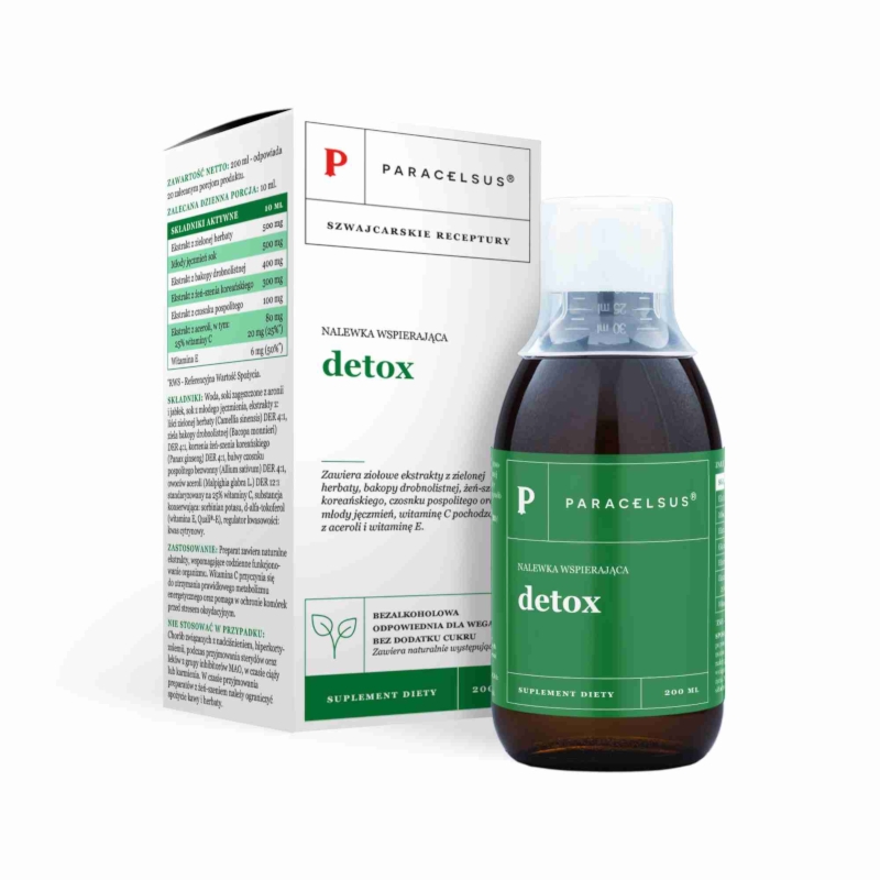Aura Herbals Paracelsus Detox Nalewka 200 ml - Naturalne Wsparcie dla Twojego Ciała