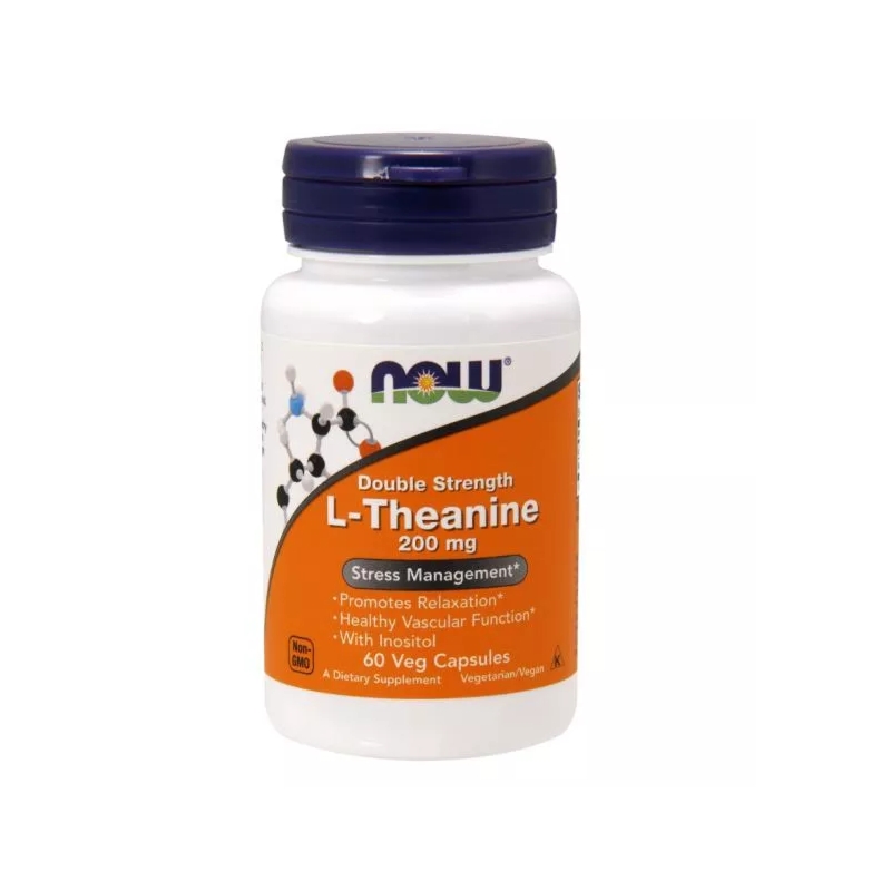  L-Theanine + Inositol Pamięć i Koncentracja Teanina + Inozytol  200mg 60 vkaps