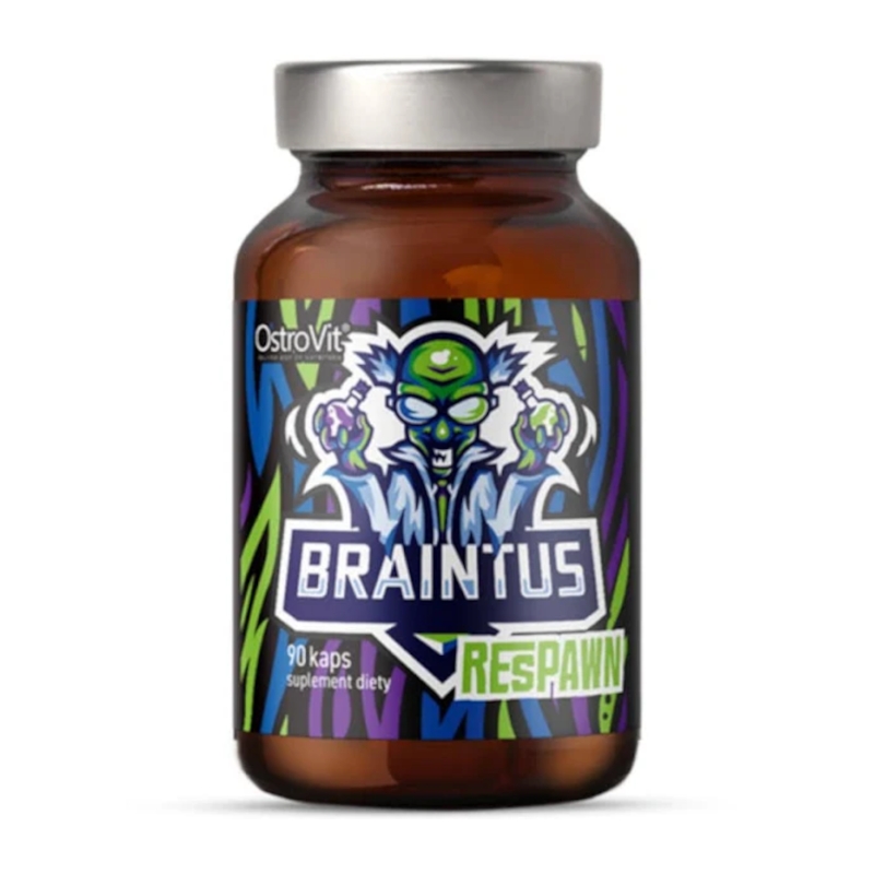 OstroVit Braintus Respawn 90 kapsułek - wsparcie pamięci, koncentracji i snu