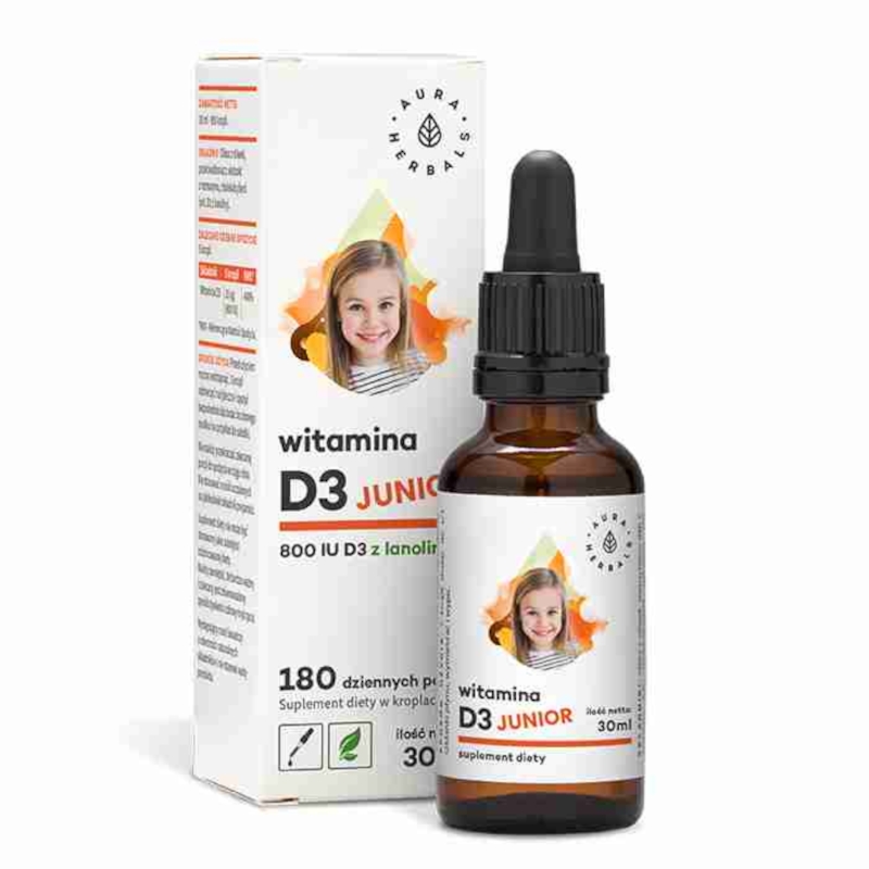 Aura Herbals Witamina D3 Junior 30ml