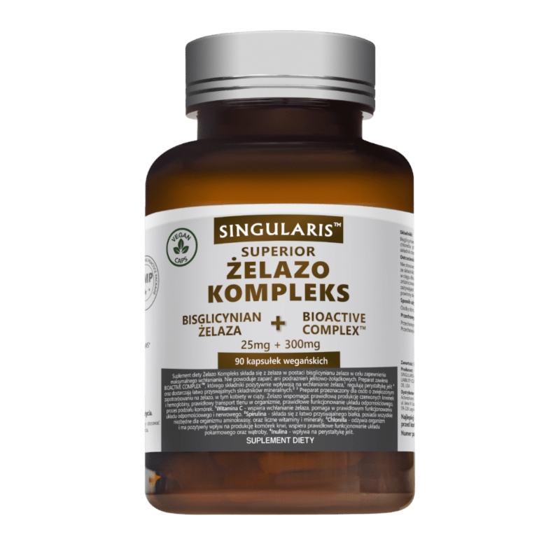 Minerały Żelazo Kompleks Bioactive 90 kaps.