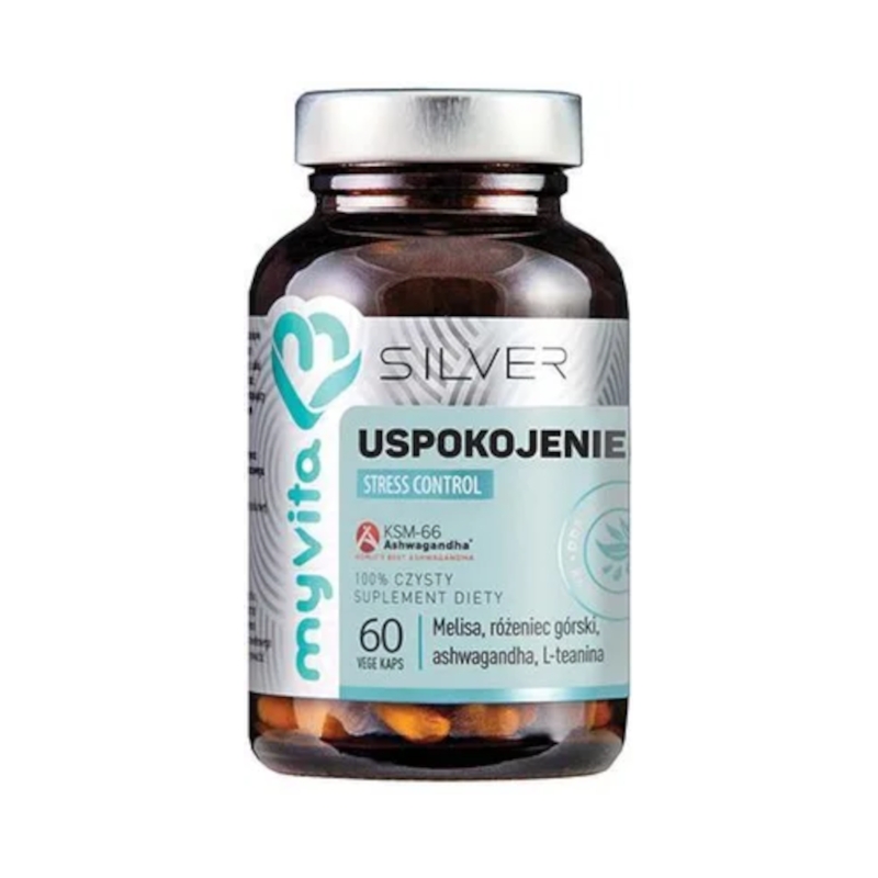 Stres i Nerwy Silver Pro Complex Uspokojenie 60 kaps.