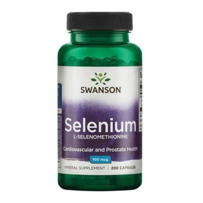 Swanson Selen SeLECT 100mcg - 200 kapsułek z L-selenometioniną