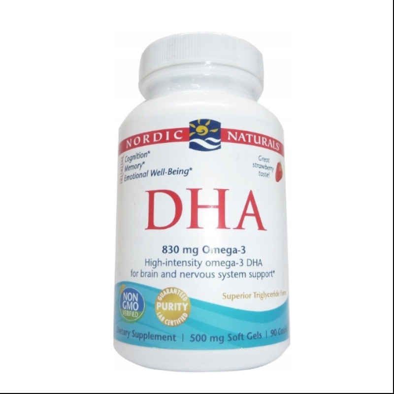 Nordic Naturals Prenatal DHA Omega 3 i Witamina D3, 90 kapsułek