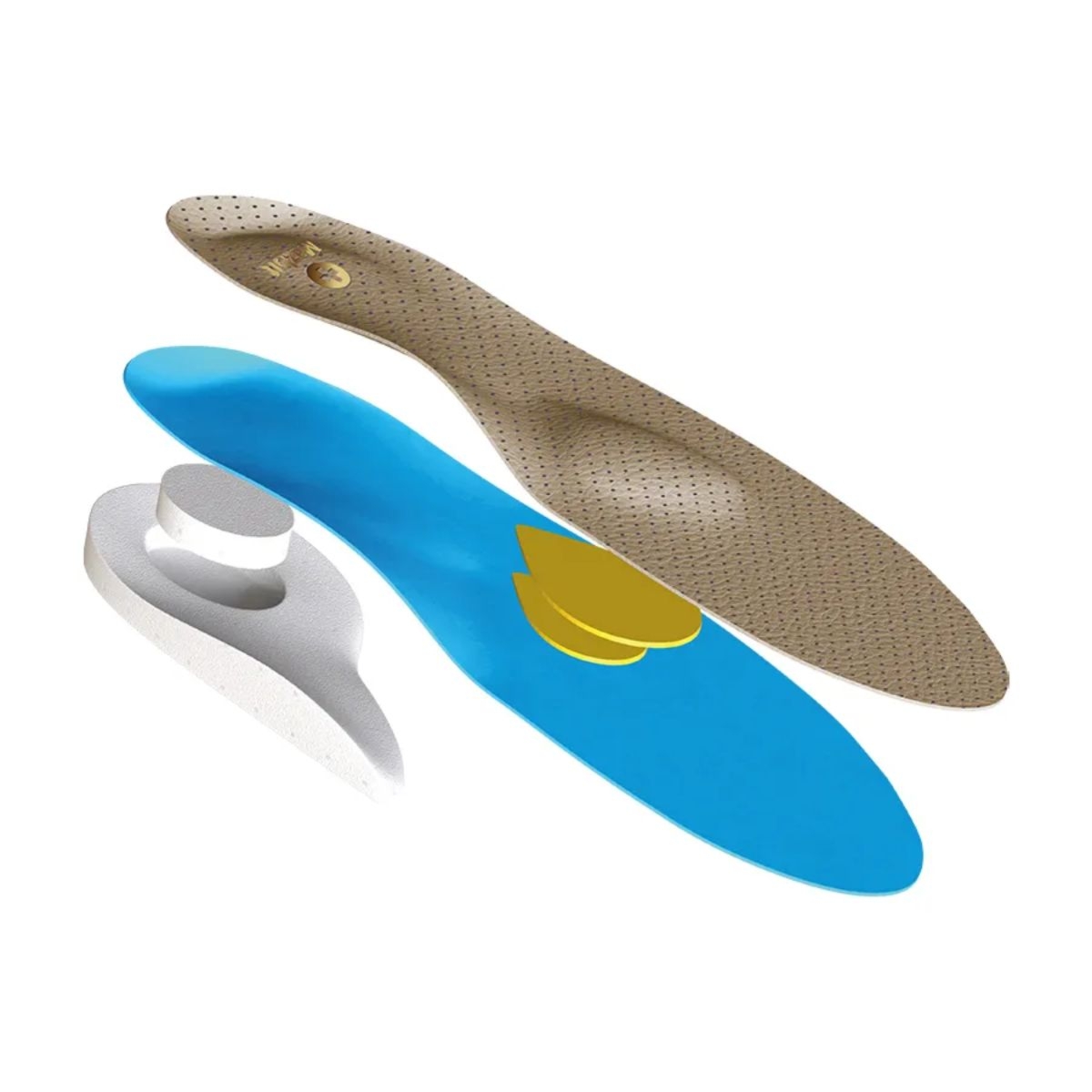 Profilowane wkładki do butów - korekcyjne uniwersalne CARLO 41-42