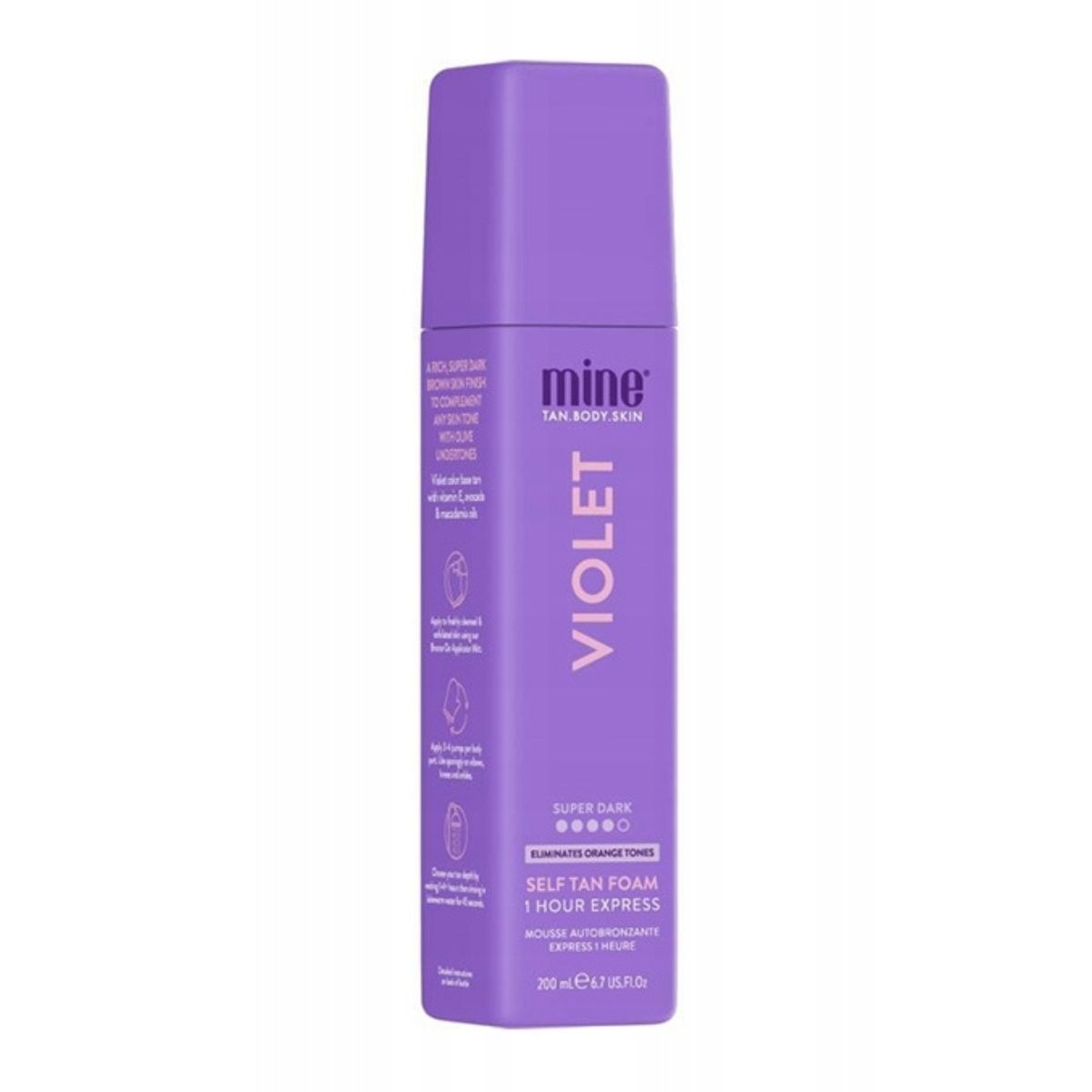 TanExpert MineTan Violet - Pianka Samoopalająca 200 ml
