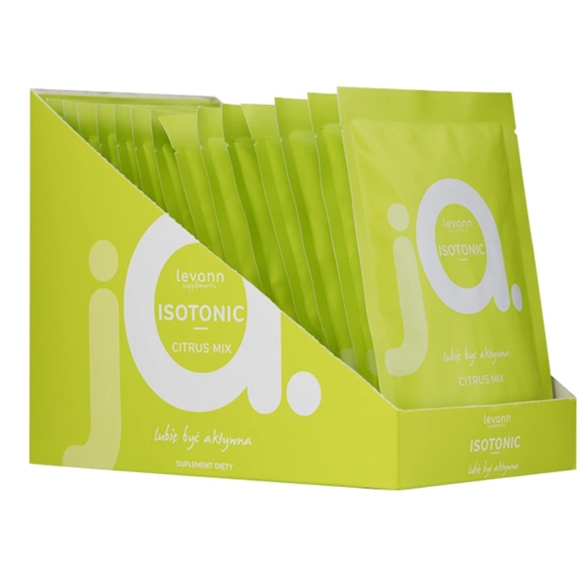 Levann "jA" Isotonic smak cytrusowy - 15 saszetek