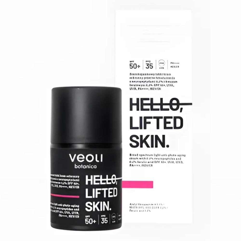 Zdjęcia - Kremy i toniki Krem szerokopasmowy SPF 50+ Veoli Botanica HELLO, LIFTED SKIN - 1 sztuka