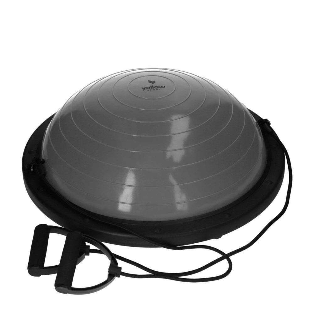 Piłka Bosu do ćwiczeń - Trener równowagi z uchwytami YellowBosu