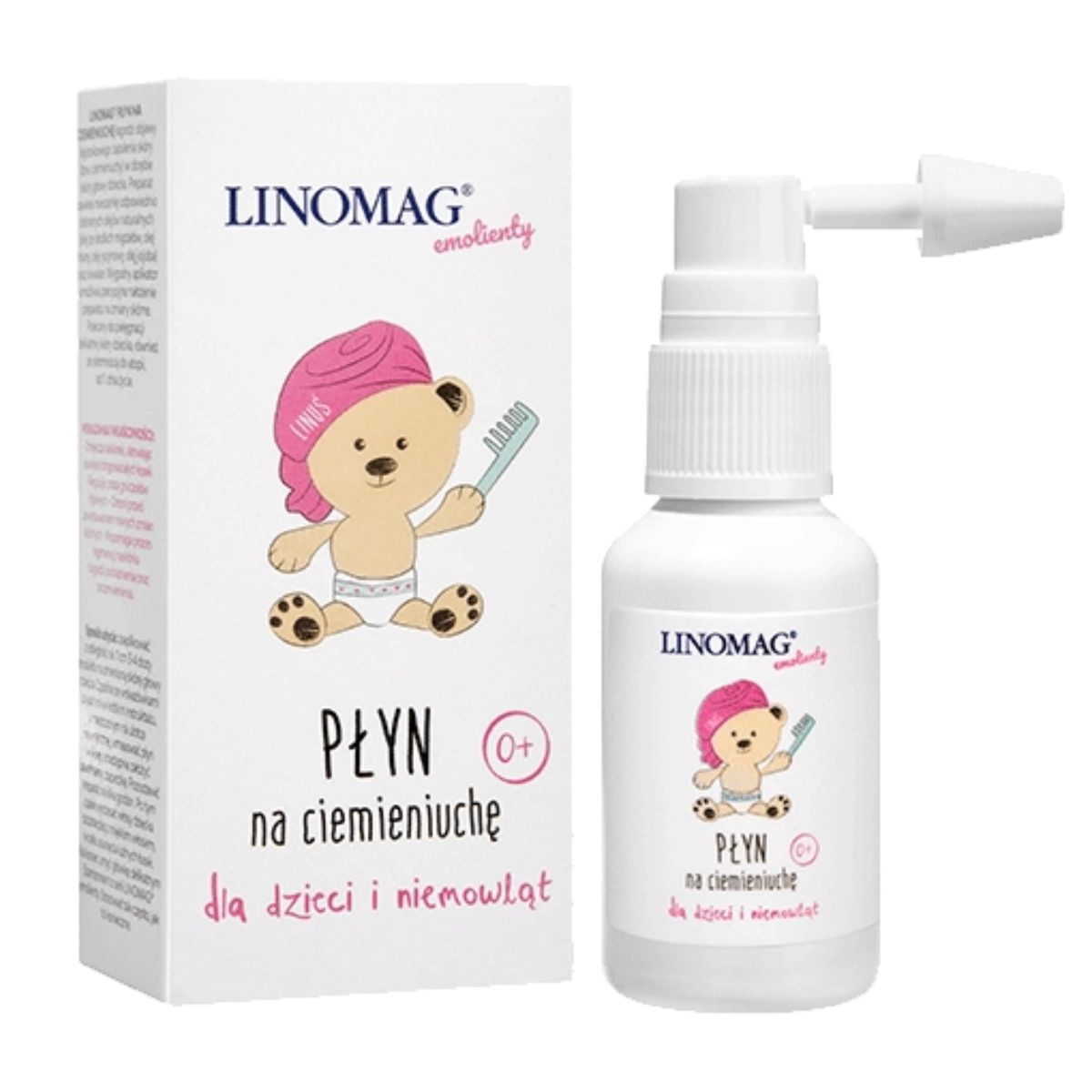 Płyn na ciemieniuchę dla niemowląt Linomag Ziołolek - 30 ml