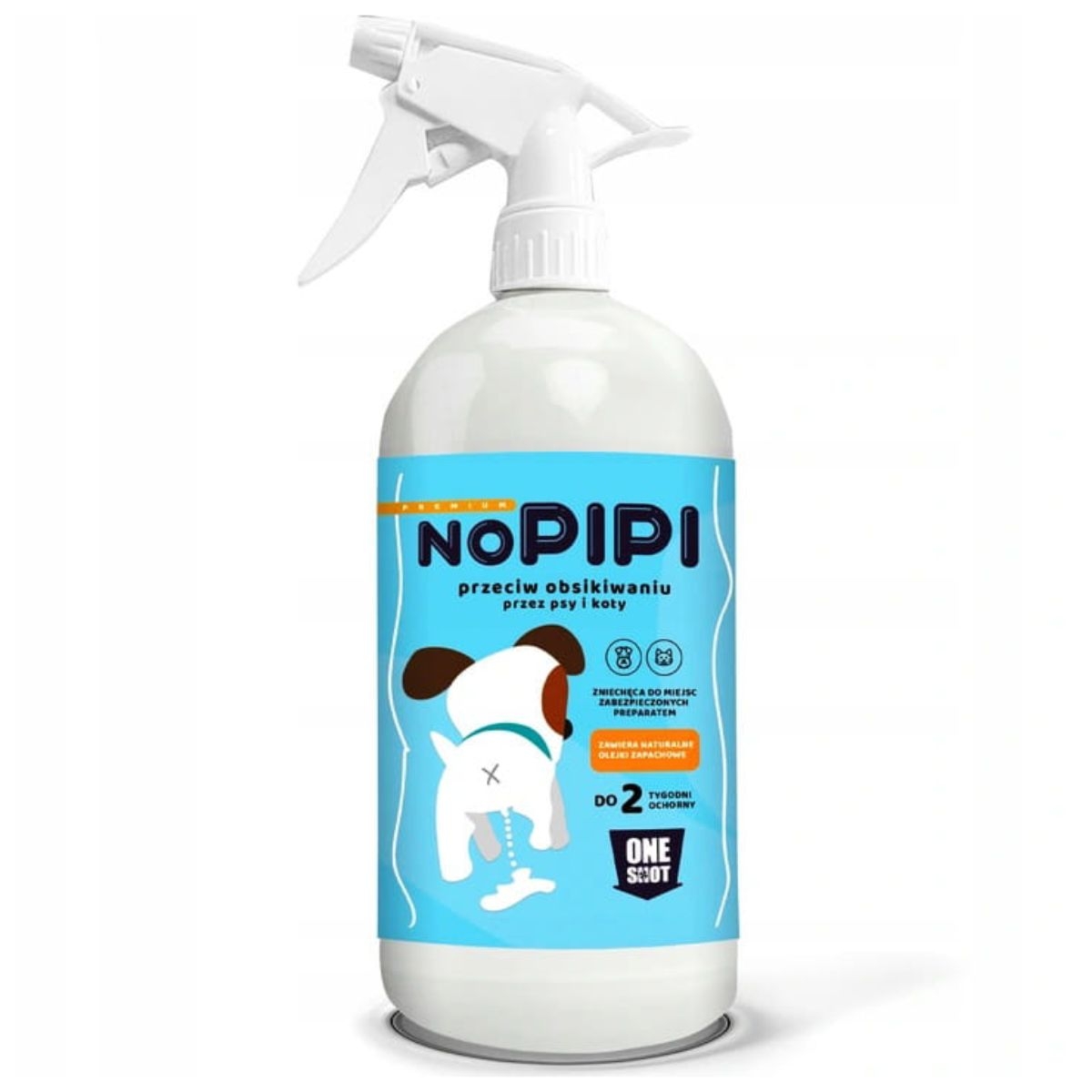 One Shot No Pipi - przeciw obsikiwaniu przez psy i koty - 500 ml