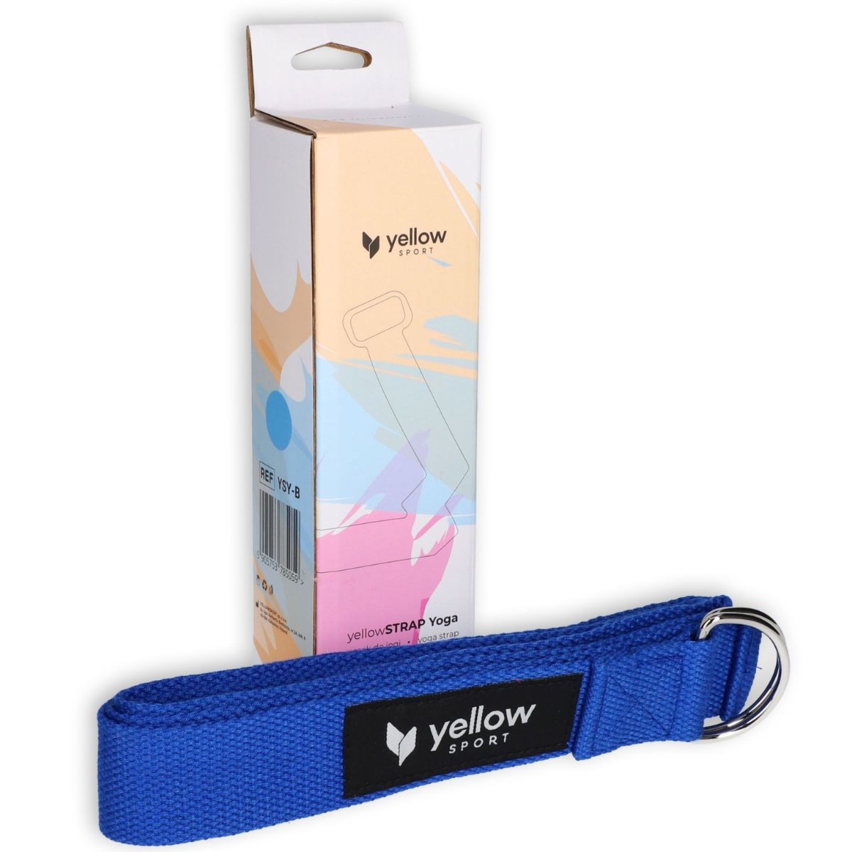 Pasek do jogi yellowSTRAP Yoga-Niebieski