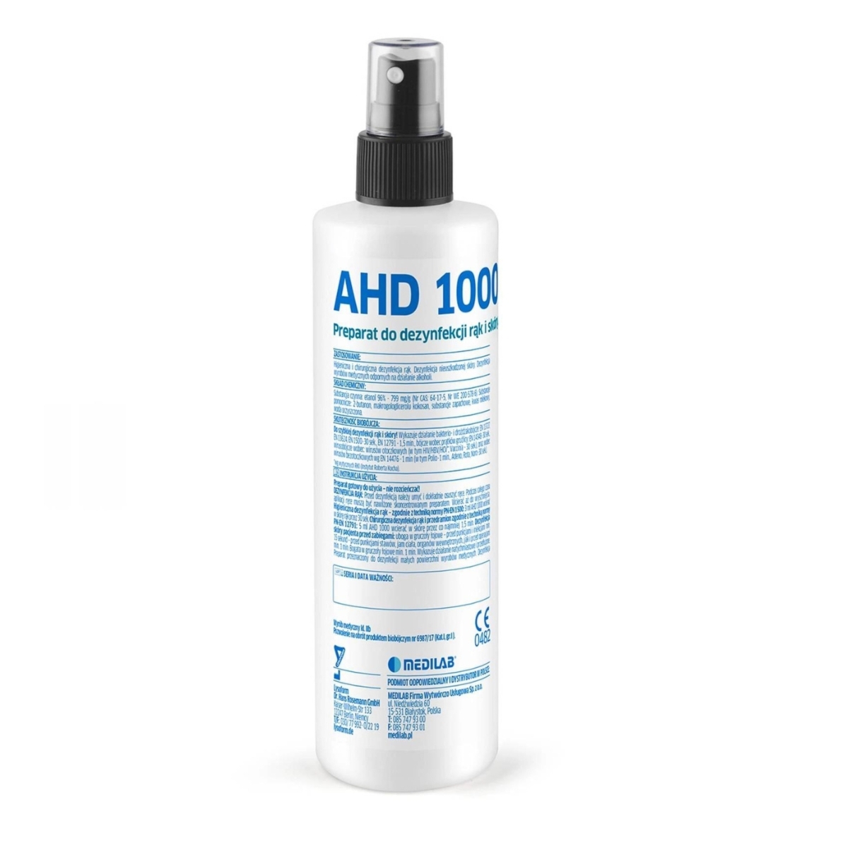 AHD 1000 do higienicznej i chirurgicznej dezynfekcji skóry - 250ml w spray'u