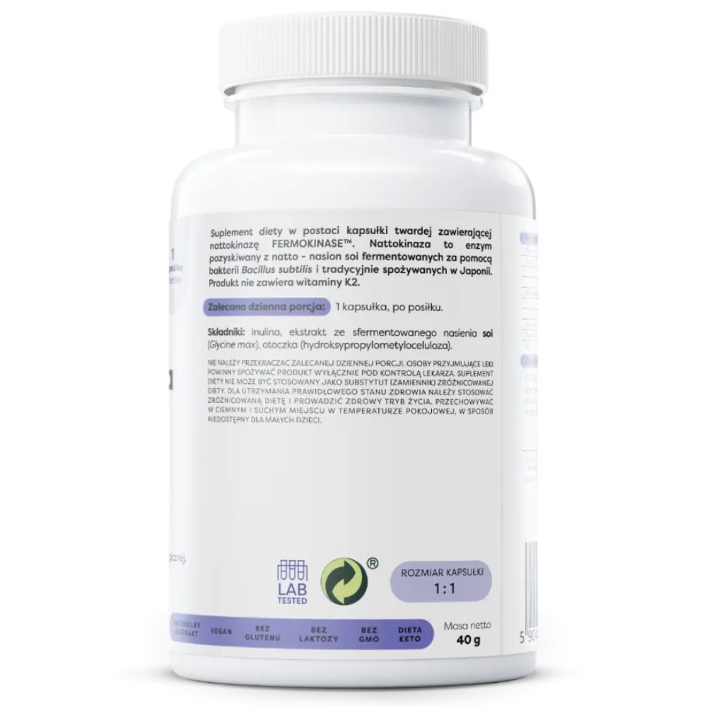 Nattokinaza 100 mg Osavi - 60 kapsułek
