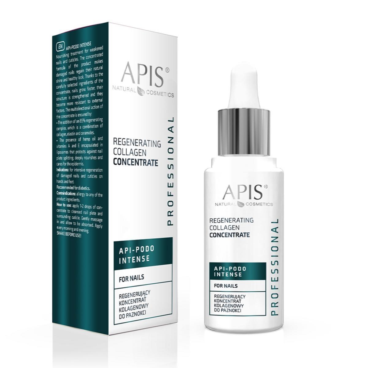 Koncentrat kolagenowy do paznokci  Api-Podo Intense 30 ml