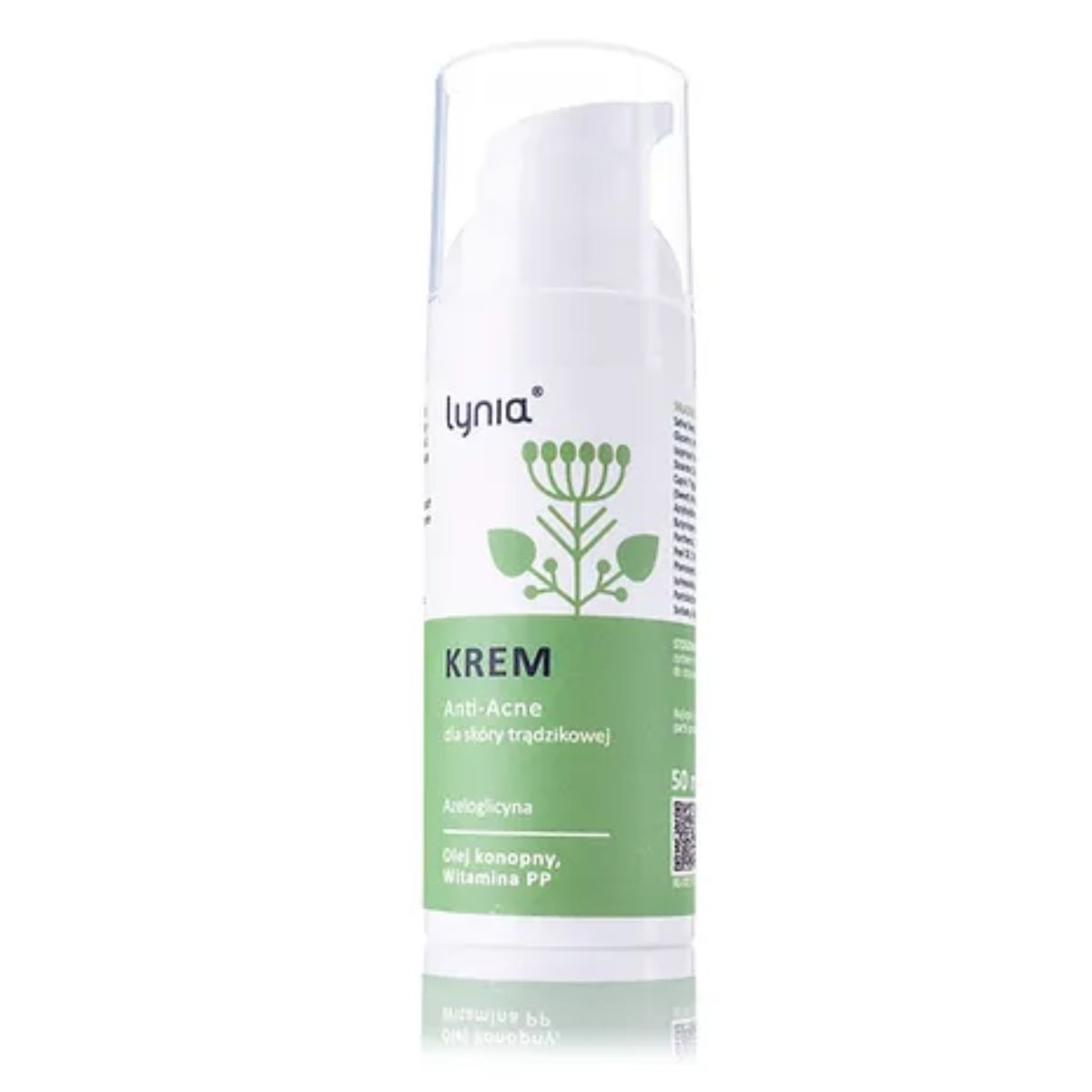 Lynia Krem Anti-Acne z Azeloglicyną dla skóry trądzikowej - 50ml