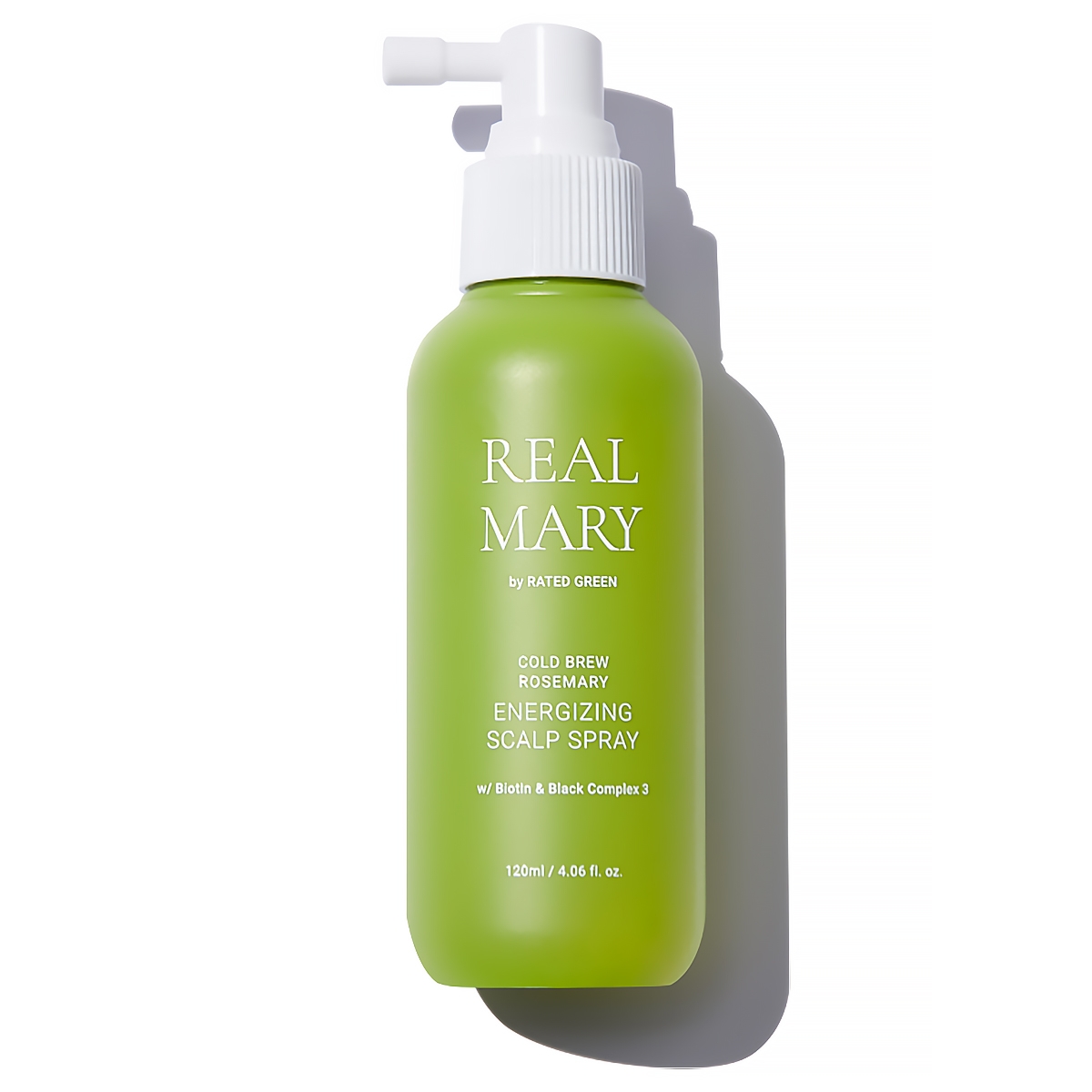 Pobudzający spray do skóry głowy Real Mary Rated Green - 120 ml