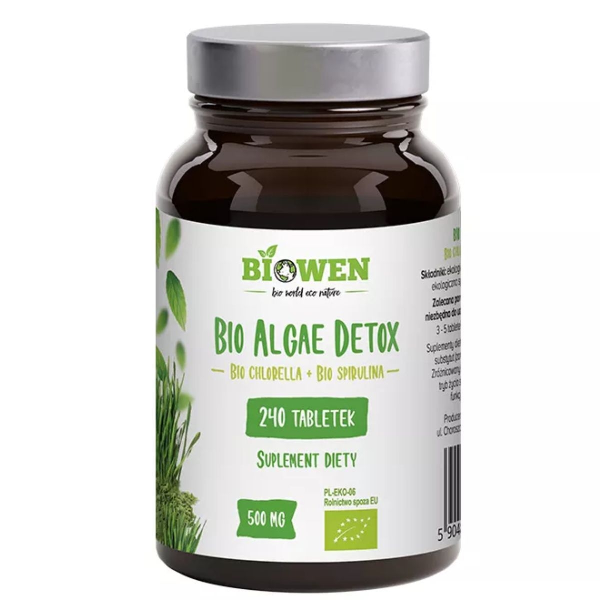 Biowen - BIO Algae Detox - 240 tabletek