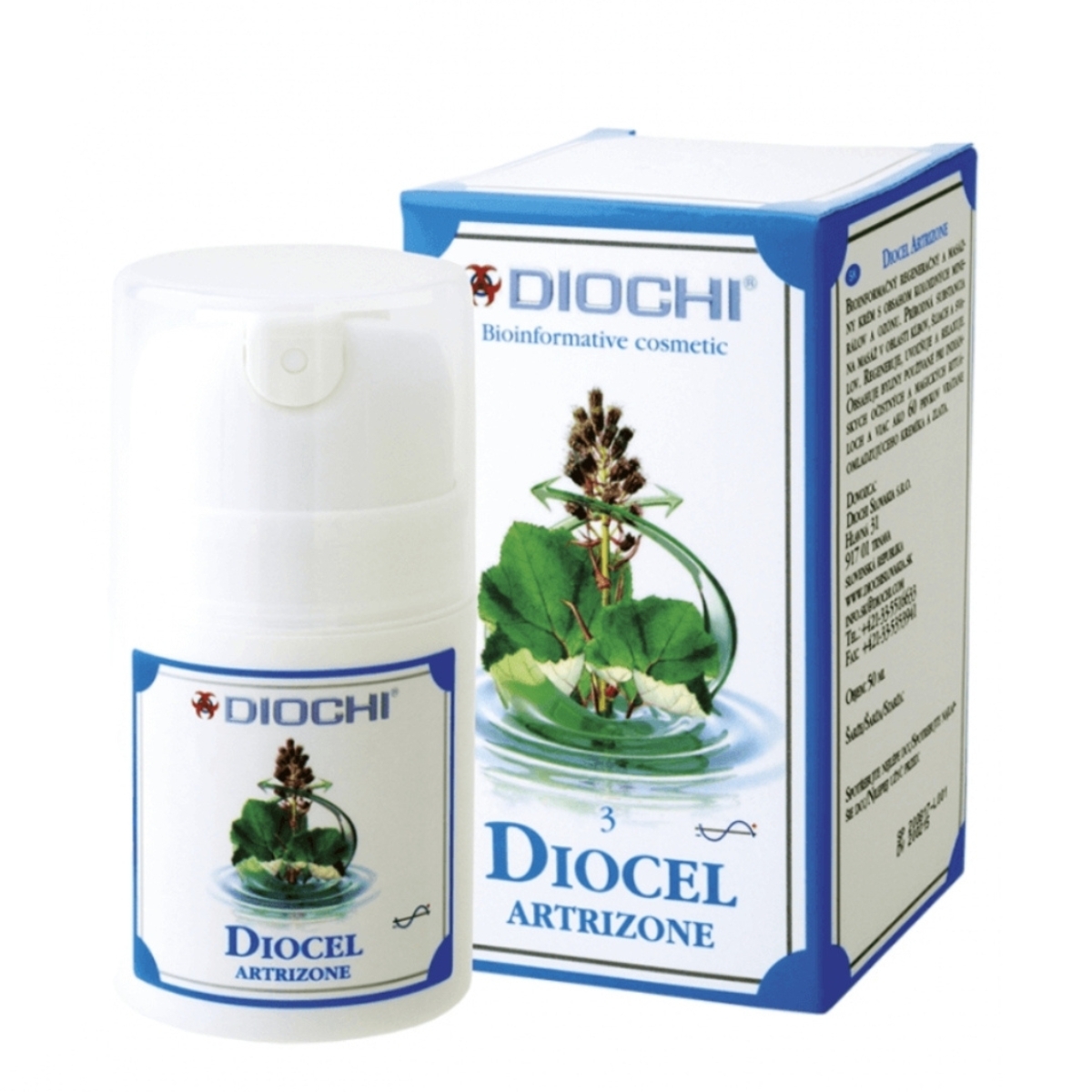 Diochi Diocel Artrizone - Krem do masażu z aktywnym tlenem - 50 ml